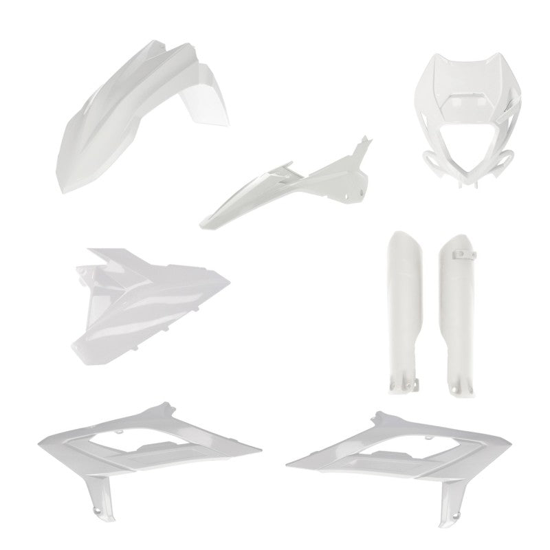 Acerbis 2023 Beta RR 2T 125-480 RR 2T 125RC-480RC Full Plastic Kit - White 2979470002 2979470002 Photo - Primary