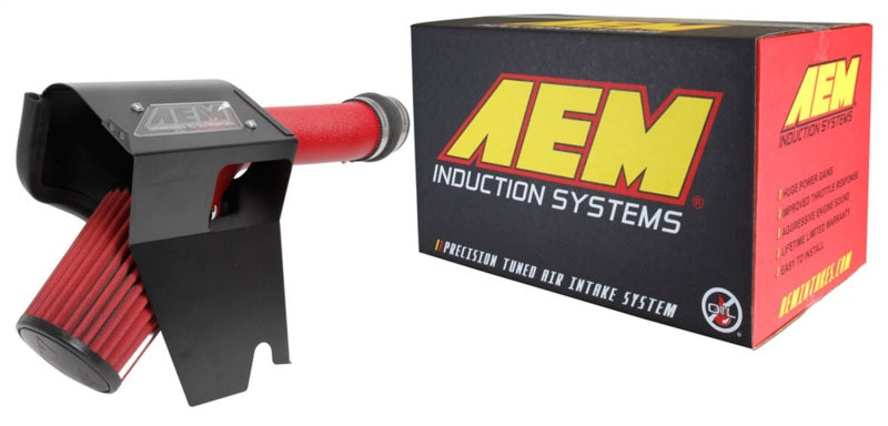 AEM Induction AEM 2018 Subaru WRX STI 2.5L H4 F/I Cold Air Intake System - Wrinkle Red 21-836WR 21-836WR Photo - Unmounted