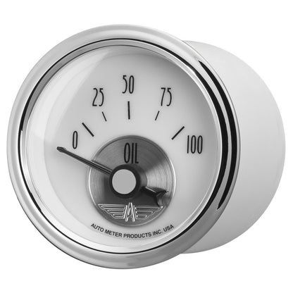 Autometer Gauge, Oil Pressure, 2 1/16", 100PSI, Elec, Prestige Pearl 2026 User 2