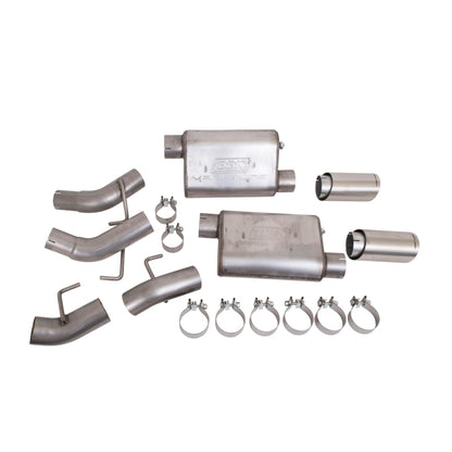 BBK Vari-Tune Axle Back Exhaust Kit 2 Adjustable Performance Mufflers 2-3/4 Pipe 4 in. Tips 41065 41065 Photo - Primary