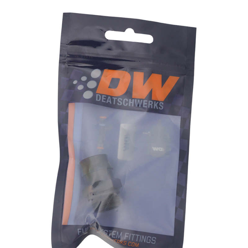 DeatschWerks 8AN ORB to Can-Am Maverick X3 OE Quick Connect Adapter - Anodized Matte Black 6-02-0139-B 6-02-0139-B Photo - lifestyle view