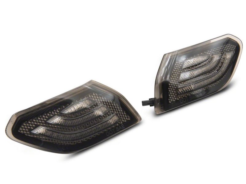 Raxiom 18-23 Jeep Wrangler JL Axial Series LED Side Marker Lights- Smoked J170484