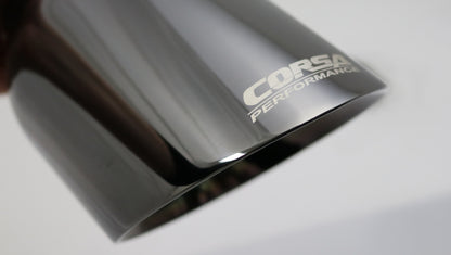 Corsa Single Universal 2.75in Inlet / 4.5in Outlet Black PVD Pro-Series Tip Kit TK008BLK TK008BLK Photo - Primary