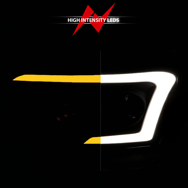 Anzo 06-09 Dodge RAM 1500/2500/3500 Headlights Black Housing/Clear Lens (w/Switchback Light Bars) 111526 111526 User 5