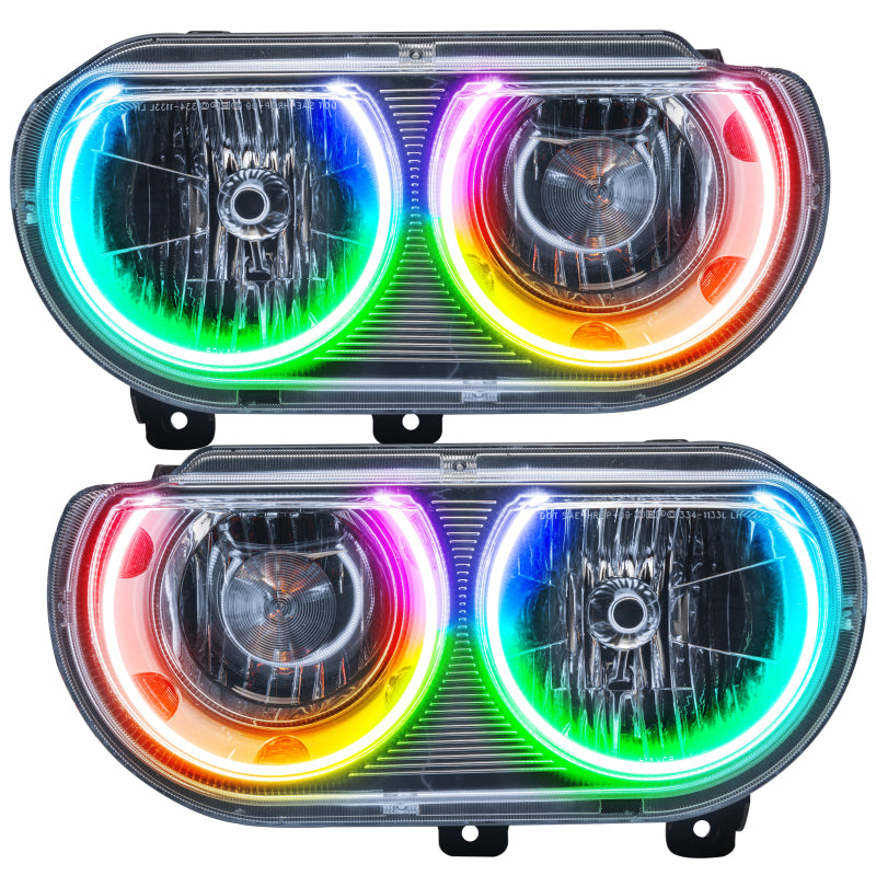 ORACLE Lighting Oracle 08-14 Dodge Challenger SMD HL (Non-HID) - ColorSHIFT - Dynamic 7720-332