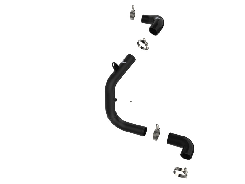 aFe Bladerunner 2.5in Aluminum Tube Hot Charge Pipe Black 2Volkswagen  22-23 GTI (MKVIII) L4-2.0L (t 46-20608-B 46-20608-B Photo - Unmounted