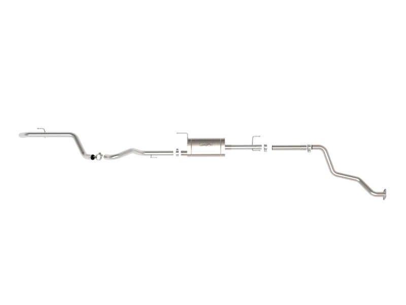 aFe 2024 Toyota Tacoma L4 2.4L MACH Force-Xp Hi-Tuck 2.5in 304 SS Steel Cat-Back Exhaust 49-46072 49-46072 Photo - Unmounted