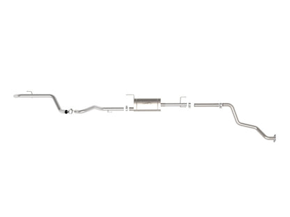 aFe 2024 Toyota Tacoma L4 2.4L MACH Force-Xp Hi-Tuck 2.5in 304 SS Steel Cat-Back Exhaust 49-46072 49-46072 Photo - Unmounted