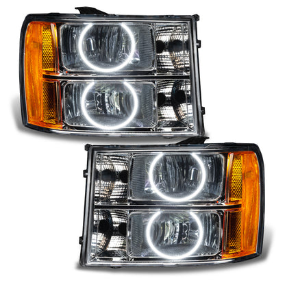 ORACLE Lighting Oracle 07-13 GMC Sierra SMD HL - Round Ring Design - White 8165-001 8165-001 Photo - in package