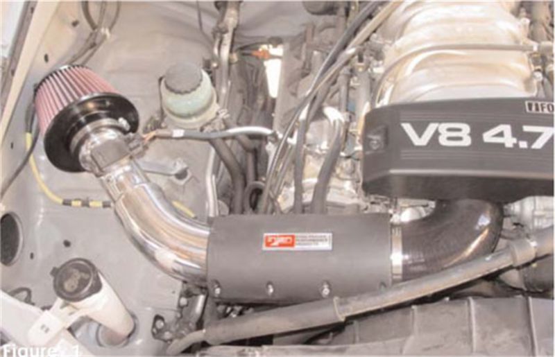 Injen 00-04 Tundra/Sequoia 4.7L V8 & Power Shield Only Polished Power PF2018P Photo - Mounted