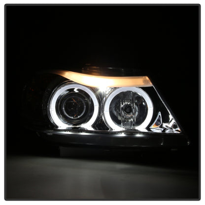 Spyder BMW E90 3-Series 06-08 Projector LED Halo Amber Reflctr Rplc Bulb Smke PRO-YD-BMWE9005-AM-SM 5009029 5009029 User 1