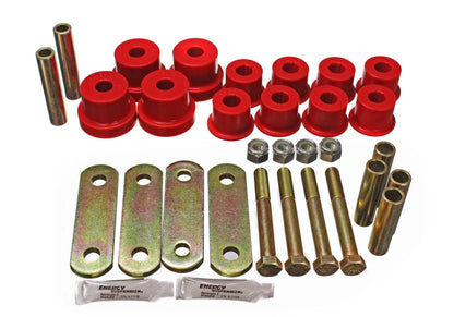 Energy Suspension Leaf Spring Bushing Set Red Chevrolet Camaro All 1967-1969 3.2136R Photo - Primary