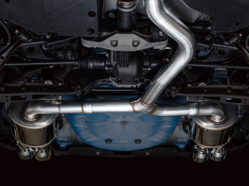 AWE Tuning 2022+ VB Subaru WRX Touring Edition Exhaust - Chrome Silver Tips 3015-42979 3015-42979 Photo - Mounted