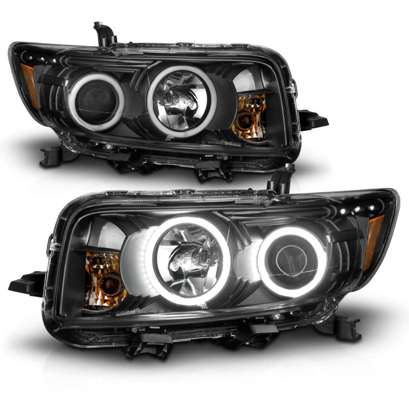 Anzo 2008-2010 Scion Xb Projector Headlights w/ Halo Black 121280 User 2