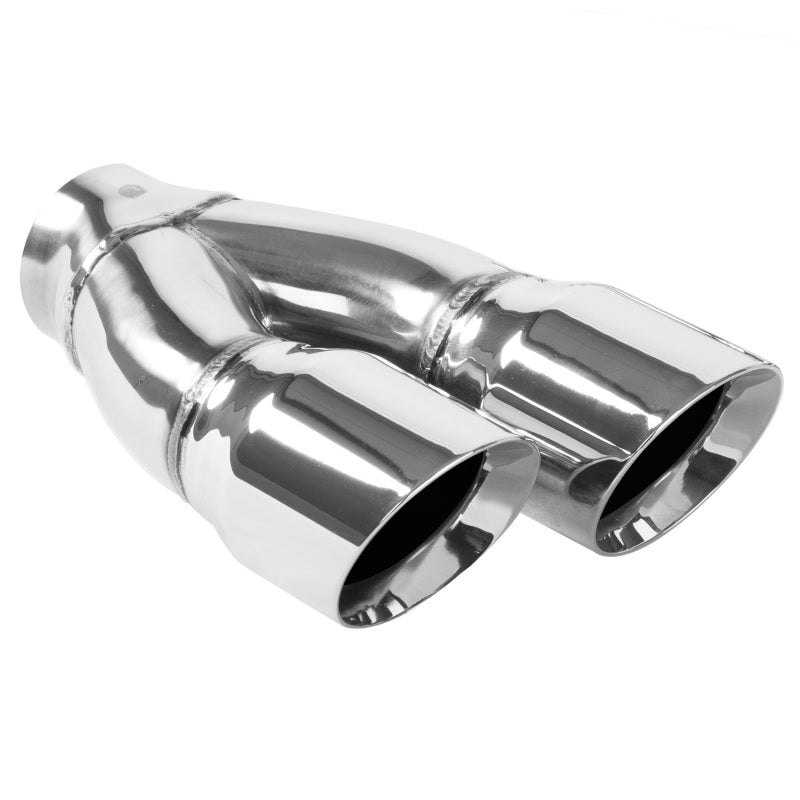 Magnaflow Double Wall 3in Dual Round Polished Tip 2.25in Inlet 35228 35228 Photo - Primary
