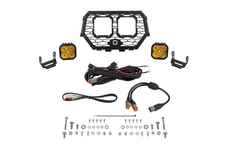Diode Dynamics 14-18 Polaris RZR XP Stage Series LED Grille Kit - Pro Yellow Fog DD7862 DD7862 Photo - Primary