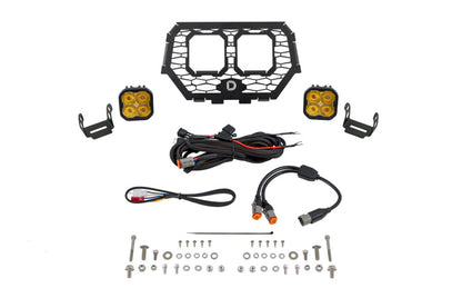 Diode Dynamics 14-18 Polaris RZR XP Stage Series LED Grille Kit - Pro Yellow Fog DD7862 DD7862 Photo - Primary