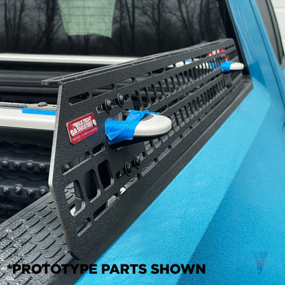 BuiltRight Industries 2022+ Rivian R1T Crossbar Mounted Molle Panel Kit 102708 102708 Photo - Mounted