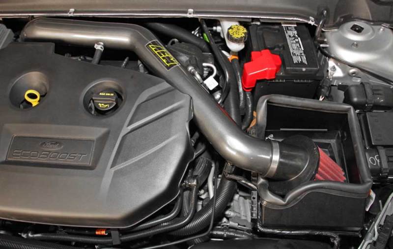AEM Induction AEM 14-15 Ford Fusion 2.0L L4 Turbo - Cold Air Intake System - Gunmetal Gray 21-743C 21-743C Photo - Mounted