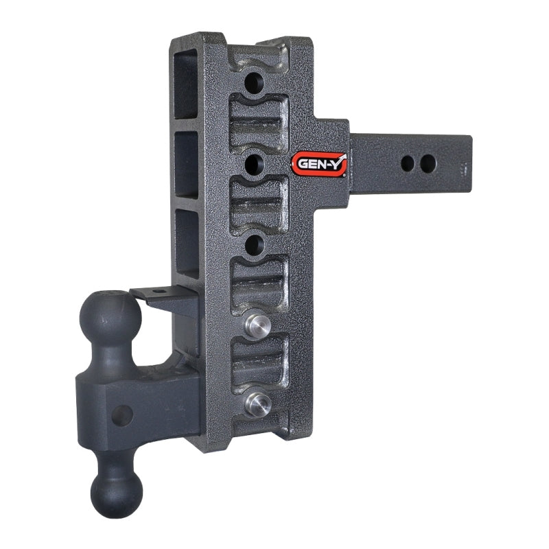 GEN-Y Hitch Gen-Y Mega Duty 2.5in Shank 9in Offset Drop 32K Hitch w/GH-0161 Dual-Ball/GH-0162 Pintle Lock GH-1925 GH-1925 Photo - Primary