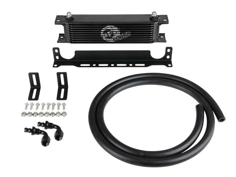 aFe Bladerunner Oil Cooler Universal 10in L x 2in W x 3.5in H 46-80002 46-80002 Photo - Unmounted