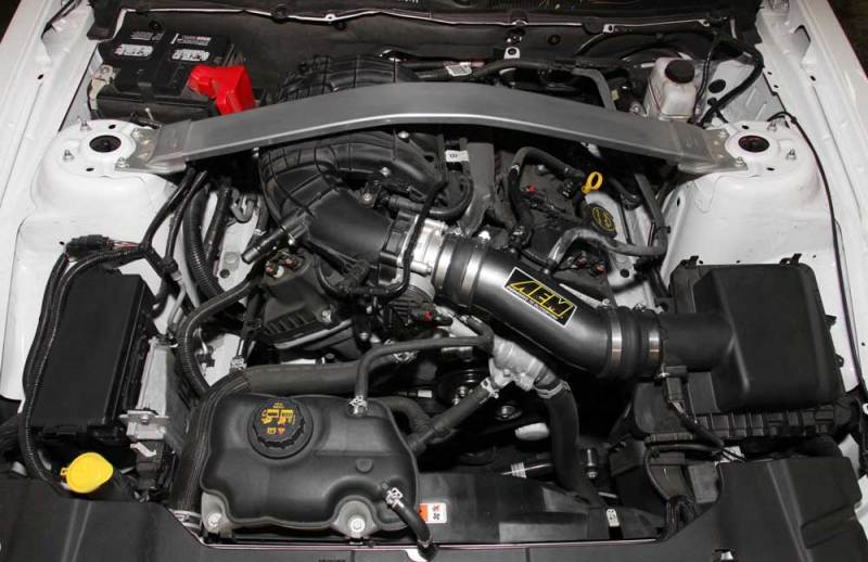 AEM Induction AEM 11-14 Ford Mustang 3.7L V6 Air Intake System 22-686C 22-686C Photo - Mounted
