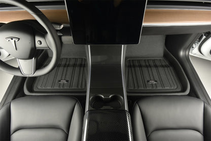 3D MAXpider 22-23 Volkswagen Id.4 Elitect Floor Mat- Black R1 R2 E1VW11901809 E1VW11901809 Photo - Mounted