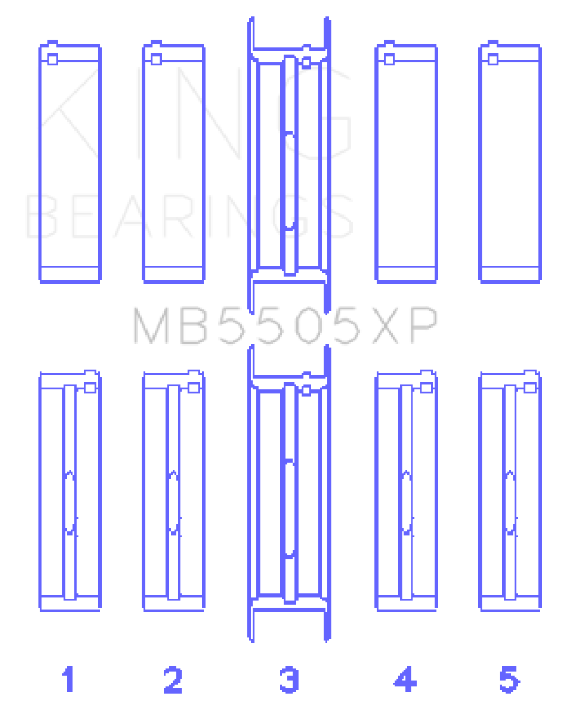 King Engine Bearings KING Performance Main Bearings Engine Components Bearings main image