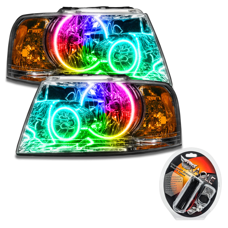 ORACLE Lighting Oracle 03-06 Ford Expedition SMD HL - Chrome - ColorSHIFT 7153-330