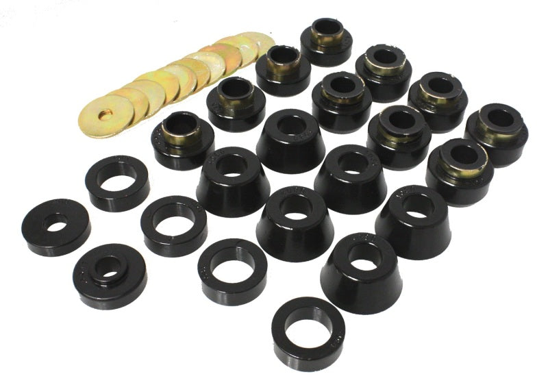 Energy Suspension Body Mount Set Black Jeep Wrangler All 1987-1995 2.4105G Photo - Primary