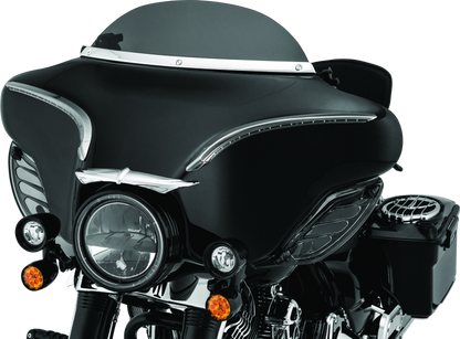Kuryakyn Windshield Trim Flht/X Chr 1310 1310 User 1