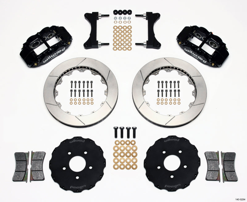 Wilwood Narrow Superlite 6R Front Hat Kit 13.06in Mitsubishi EVO VIII 140-9284 140-9284 Photo - Primary