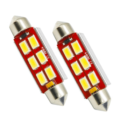 ORACLE Lighting Oracle 44MM 6 LED 3-Chip Festoon Bulbs (Pair) - Cool White 5207-001 5207-001 Photo - Primary