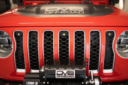 DV8 Offroad 2018+ Jeep JL Grill Amber Marker Lights GRJL-02 GRJL-02 Photo - Mounted