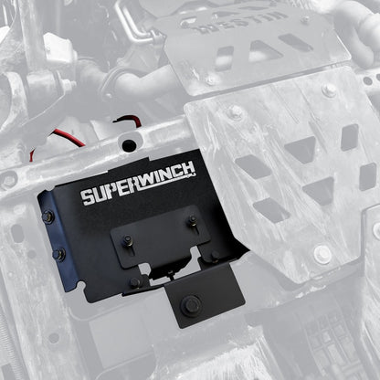 Superwinch Jeep Wrangler JL Auxili ary Batter Mount Black SUP2593 2593 Photo - Mounted