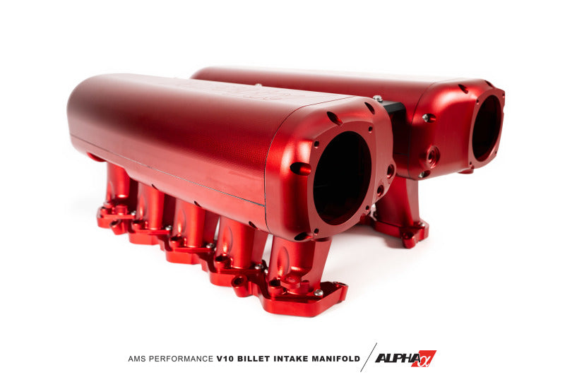 AMS Performance V10 Audi R8 / Lamborghini Huracan / Performante Billet Intake Manifold - CLR Anodize ALP.37.08.0001-1 ALP.37.08.0001-1 Photo - Primary