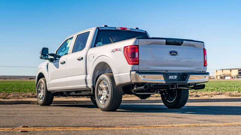 Borla F-150 2021 5.0L 4dr CC SB EC STB Lariat/KR/Pltm/LTD 3/2.25 SRE Cat-Back Touring Black CHR Tips 140865BC 140865BC Photo - Close Up