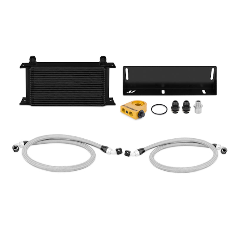 Mishimoto Thermostatic Oil Cooler Kit - Black Thermostatic 79-93 Ford Mustang 5L MMOC-MUS-79TBK Photo - Primary