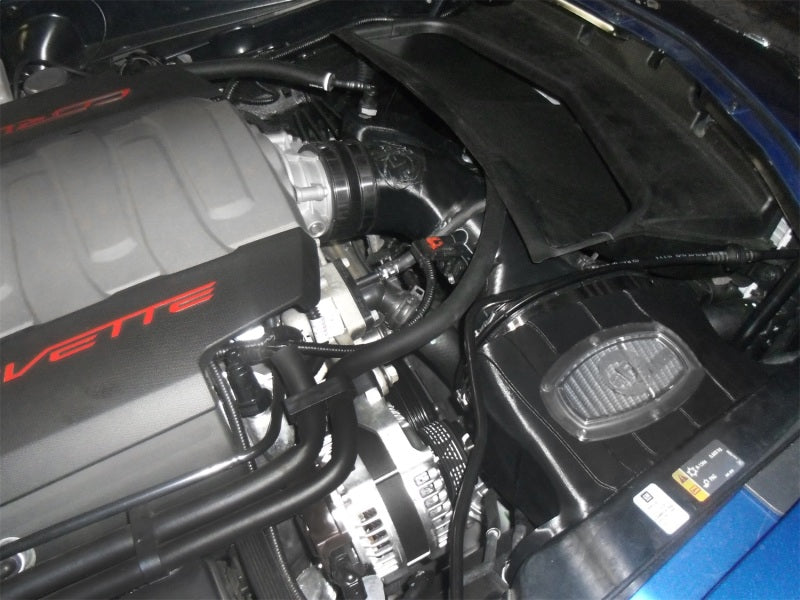 aFe Momentum Pro DRY S Cold Air Intake System: Chevrolet Corvette 14-17 V8 51-74201 Photo - Mounted
