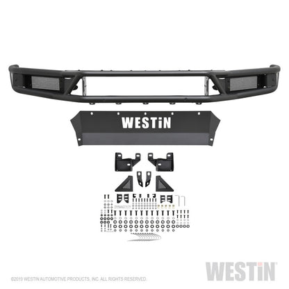 Westin 19-20 Chevy Silverado 1500 Outlaw Front Bumper - Textured Black 58-61215 58-61215 Photo - Unmounted