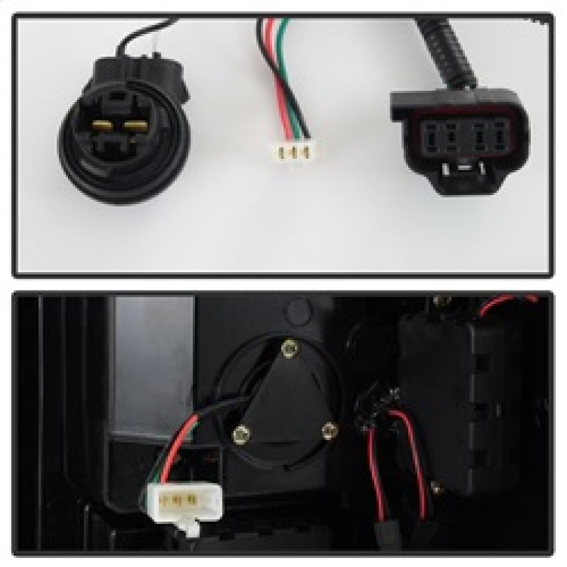 Spyder 07-13 GMC Sierra 1500 V2 Light Bar LED Tail Lights - Blk Smoke (ALT-YD-GS07V2-LBLED-BSM) 5084750 5084750 Photo - Unmounted