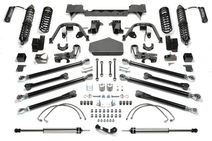 Fabtech 07-18 Jeep JK 4WD 2-Door 5in Crawler System w/DL 2.5 Resi Coilovers & Rear DL 2.25 Shocks K4076DL K4076DL Photo - Primary