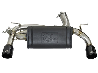 aFe MACHForce XP Exhausts Axle-Back 12-15 BMW 335i 3.0T (SS w/Black Tips) 49-36336-B 49-36336-B Photo - Unmounted