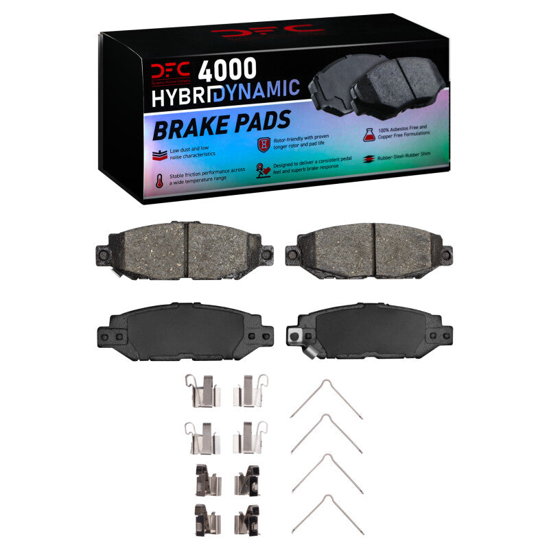 DFC DFC 4000 HybriDynamic Brake Pads Brakes, Rotors & Pads Brake Pads - OE main image