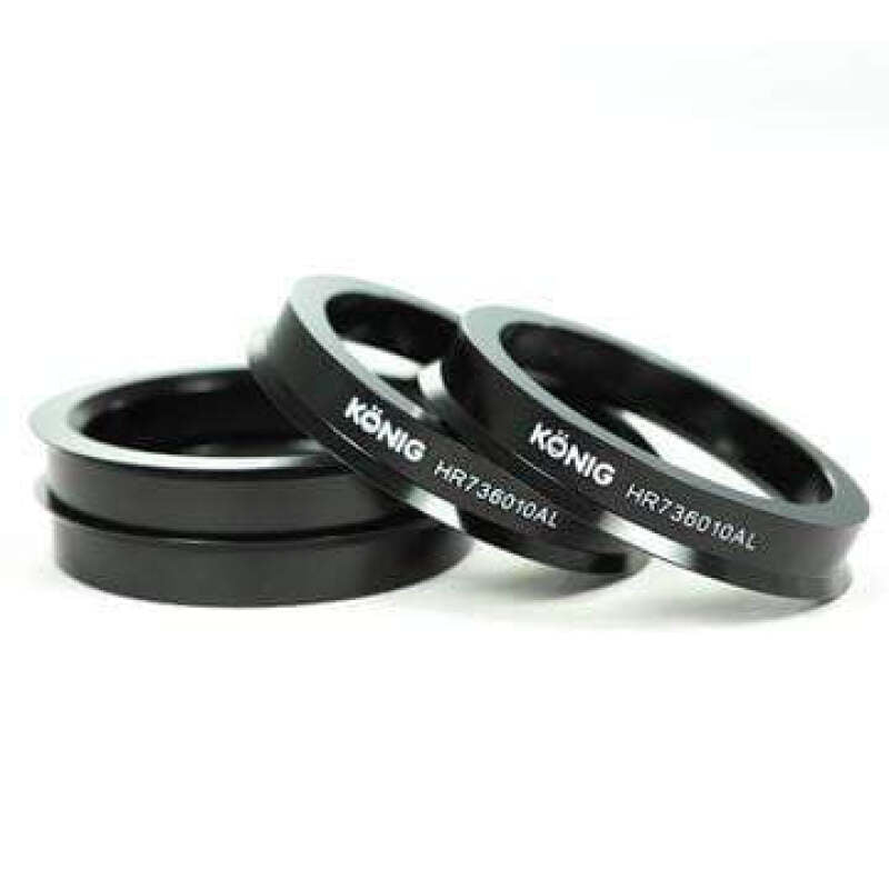 Konig Aluminum Hub Ring 73.1mm O.D. / 60.1mm I.D. (4pcs) HR736010AL HR736010AL User 1