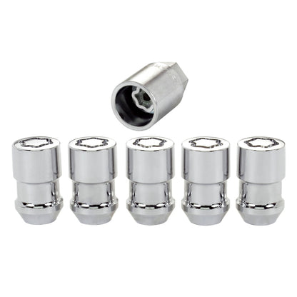 McGard Wheel Lock Nut Set - 5pk. (Cone Seat) 7/16-20 / 3/4 Hex / 1.46in. Length - Chrome 24532 24532 Photo - out of package