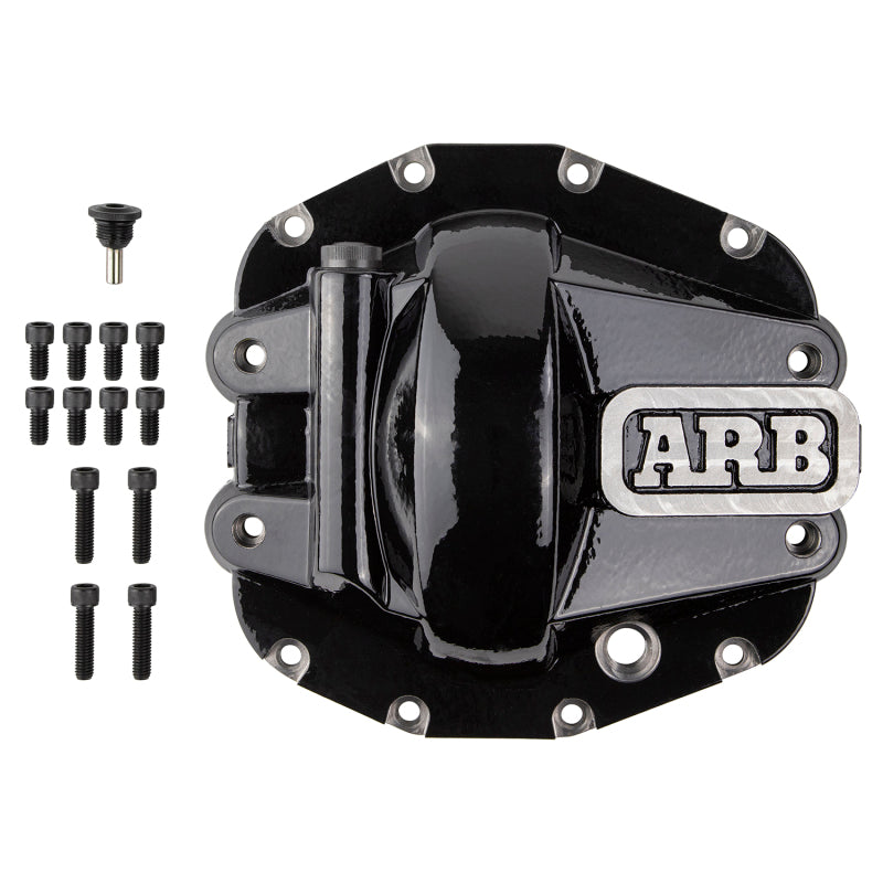 ARB Diff Cover Blk Jeep JL Rubicon Front 0750011B 0750011B Photo - Primary