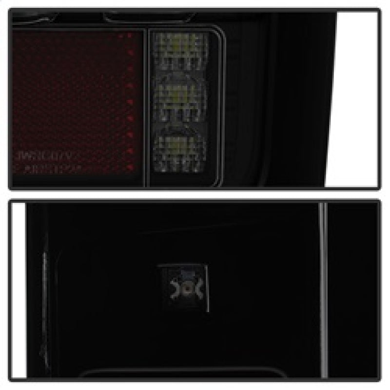 Spyder 07-16 Jeep Wrangler Verison 2 Light Bar LED Tail Lights - Smoke (ALT-YD-JWA07V2-LBLED-BSM) 5084781 5084781 Photo - Unmounted