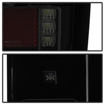 Spyder 07-16 Jeep Wrangler Verison 2 Light Bar LED Tail Lights - Smoke (ALT-YD-JWA07V2-LBLED-BSM) 5084781 5084781 Photo - Unmounted