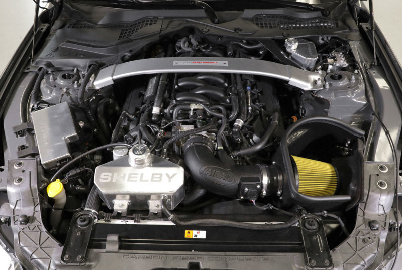 Airaid 16-18 Ford Mustang Shleby 5.2L Performance Air Intake System 454-378 454-378 Photo - Mounted